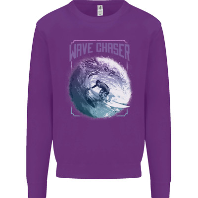 Welle Chaser Surfen Surfer Kinder Sweatshirt Pullover