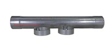 4" Exhaust Diesel Extension Pipe - ID to ID - 30" Overall Length - with Clamps
