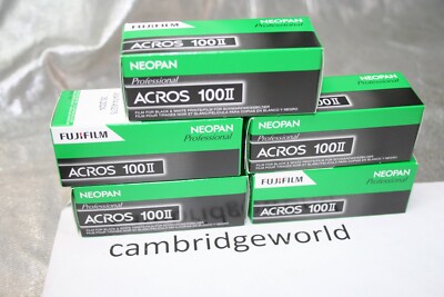 Fujifilm FUJI Neopan 100 Acros II Black &White 120 Roll Film FRESH 6/24 5 ROLLS