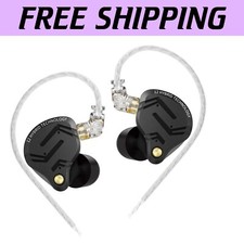 KZ ZS12 PRO X Wired Earbuds: Custom Tunable 1DD 5BA HiFi Sound Experience 