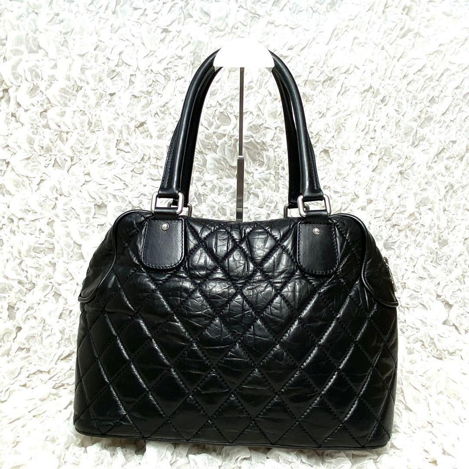 Chanel Parisyork Calfskin Handbag Boston Bag eBay