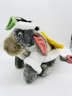 Disney Store Choir Angel Eeyore 14  Plush Stuffed Animal NWT Vintage