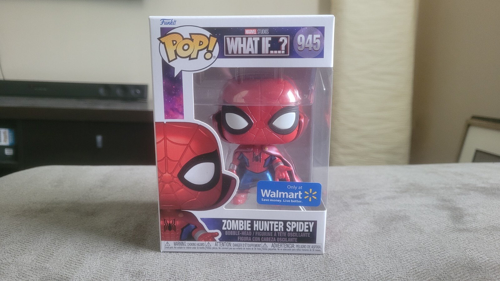 Funko Pop! What If - Spider-Man Zombie Hunter Spidey Walmart Exclusive 945