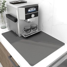 Dish Drying Mat For Kitchen Counter 12x19 Inches Super Absorbent Dish Drying Pad