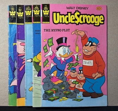 Lot of 5 Whitman Comics 3-Pack & Pre-Pack 1980 Scrooge Tom & Jerry