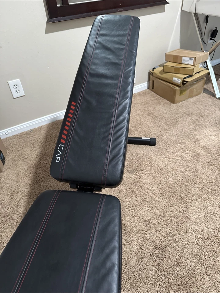 Banco de pesas FID utilitario multiusos plegable con tapa para gimnasio en casa Foto 4 de 4