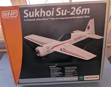Parkzone Sukhoi SU-26m RC Airplane BNF Used (Rare and Discontinued)
