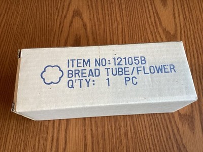 NEVER USED! Pampered Chef Valtrompia Bread Tube Flower 12105B w Instructions