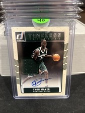 2016-17 Donruss #7 Thon Maker Timeless Treasures Materials Signatures Prime #/99
