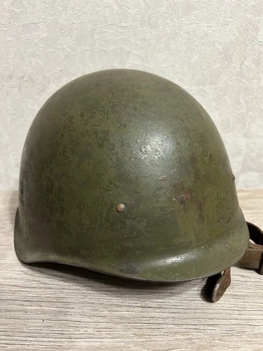 Helmet SSh 40 Steel WW2 Original Military Relic of 1941  Soviet Army RKKA