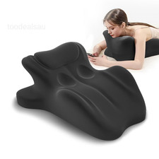 Ergonomic Memory Foam Wedge Pillow, 27 Angled Support X-Large, Black