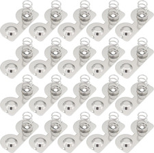 50PCS AA AAA Battery Springs Positive Negative Stainless Steel Nickel-Plated Con