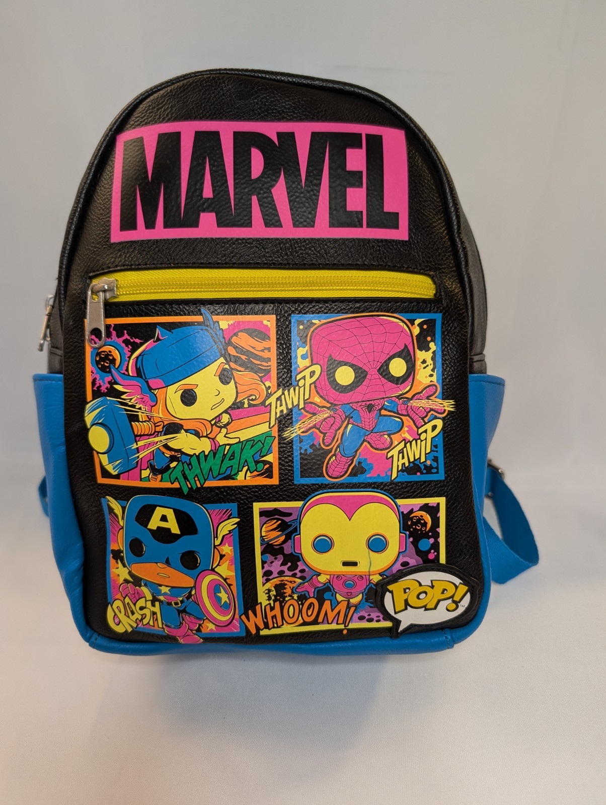Funko POP! Marvel Black Light Mini Backpack  EXCLUSIVE  NEW !!