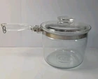 Pyrex Flameware 6283-L Glass Pot Double Boiler Lower Replacement Pot w/Lid