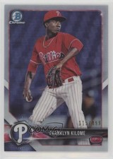 2018 Bowman Chrome Prospects Refractor 115/499 Franklyn Kilome #BCP84 08y1