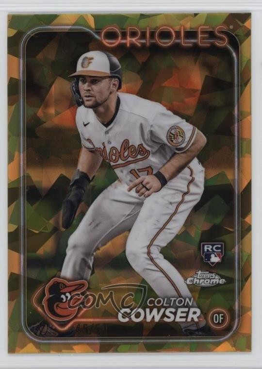 2024 Topps Chrome Sapphire Edition Gold /50 Colton Cowser #257 1t6i