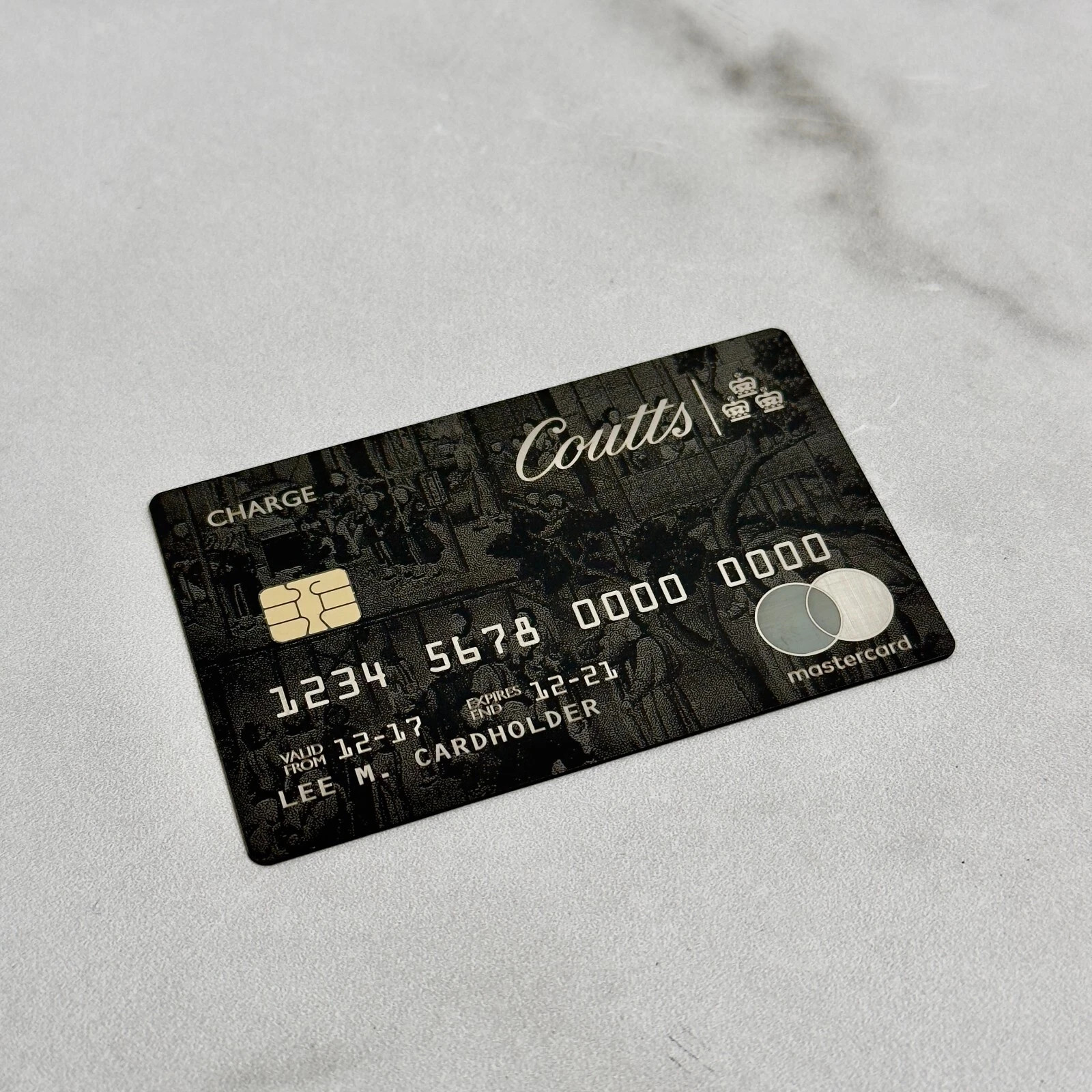 Coutts Silk Royal Edition Charge Card - Exclusive Luxury Novelty Mastercard | 25