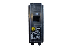 Lot of 10 - Square D Homeline 20-amp 1-Pole Circuit Breaker HOM120CP NEW 