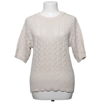 Zeeman, Top, Größe: 40, Beige, Acryl/Baumwolle/Polyamid/Viskose/Wolle #XZO