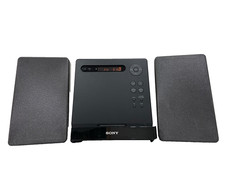 Sony CMT-LX20i CD Stereo System AM/FM Radio iPod Dock Speakers Tested Works