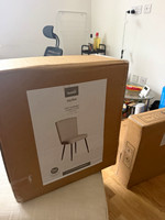 Dunelm Taylor Beige set of 4 Upholstered Dining Chairs Part Assembled