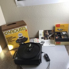 Kodak Carousel 760H Slide Projector with Stack Loader Remote Manual and Box