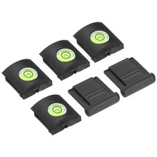 Camera Level Hot Shoe Cover Universal Camera Hot Shoe Cover Cap, Black 6pcs