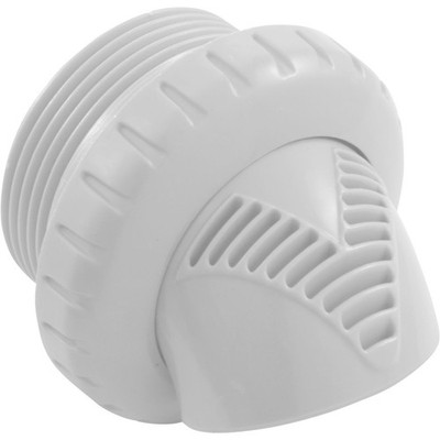 Inlet Fitting, Infusion Venturi, 1-1/2''mpt, White : VRFTHWH