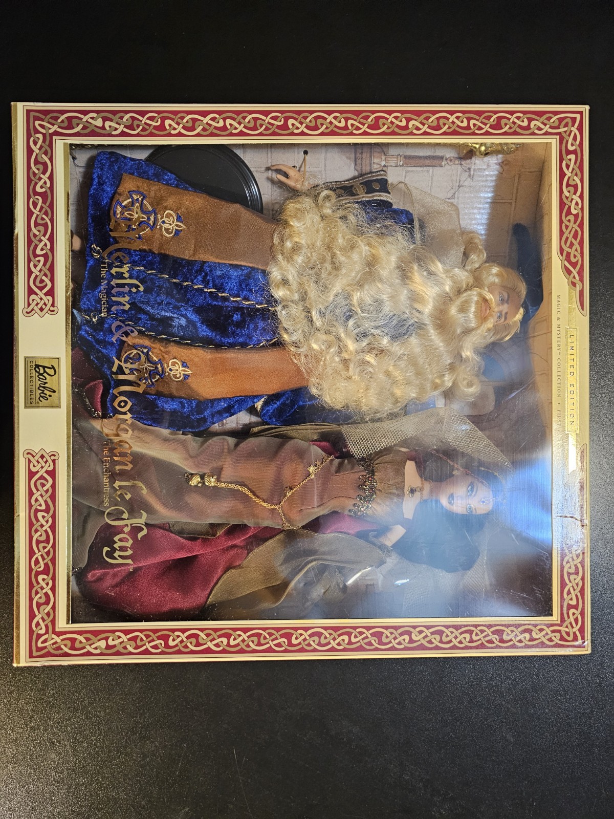 2000 Mattel Barbie & Ken Merlin & Morgan Le Fay Doll Set NEW Magic & Mystery