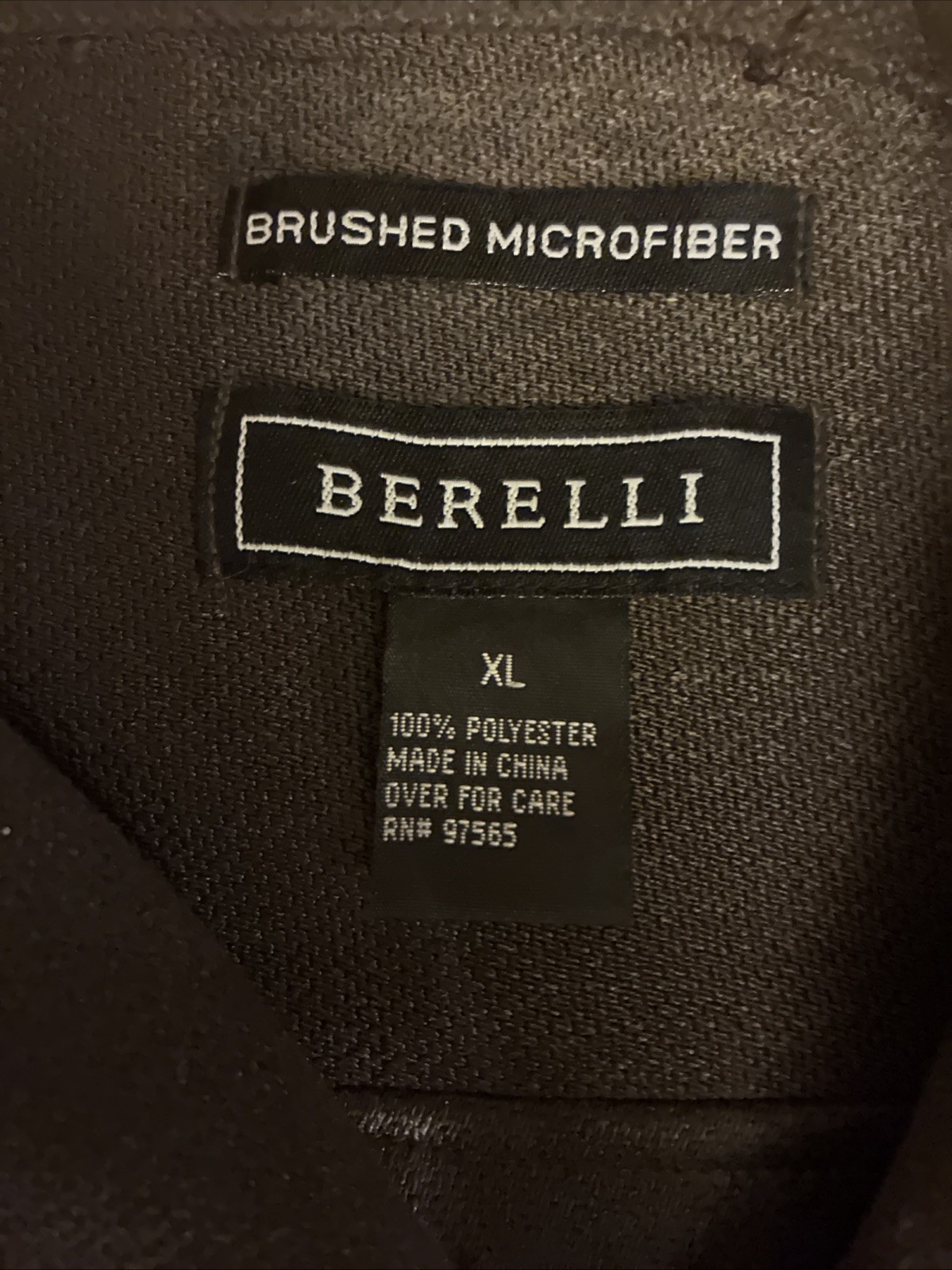 Brushed Microfiber 100 Polyester Jacket Mens XL B… - image 7