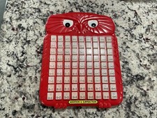 VTG Magic Math Red Owl Push and See Addition Subtraction Educational RandToy