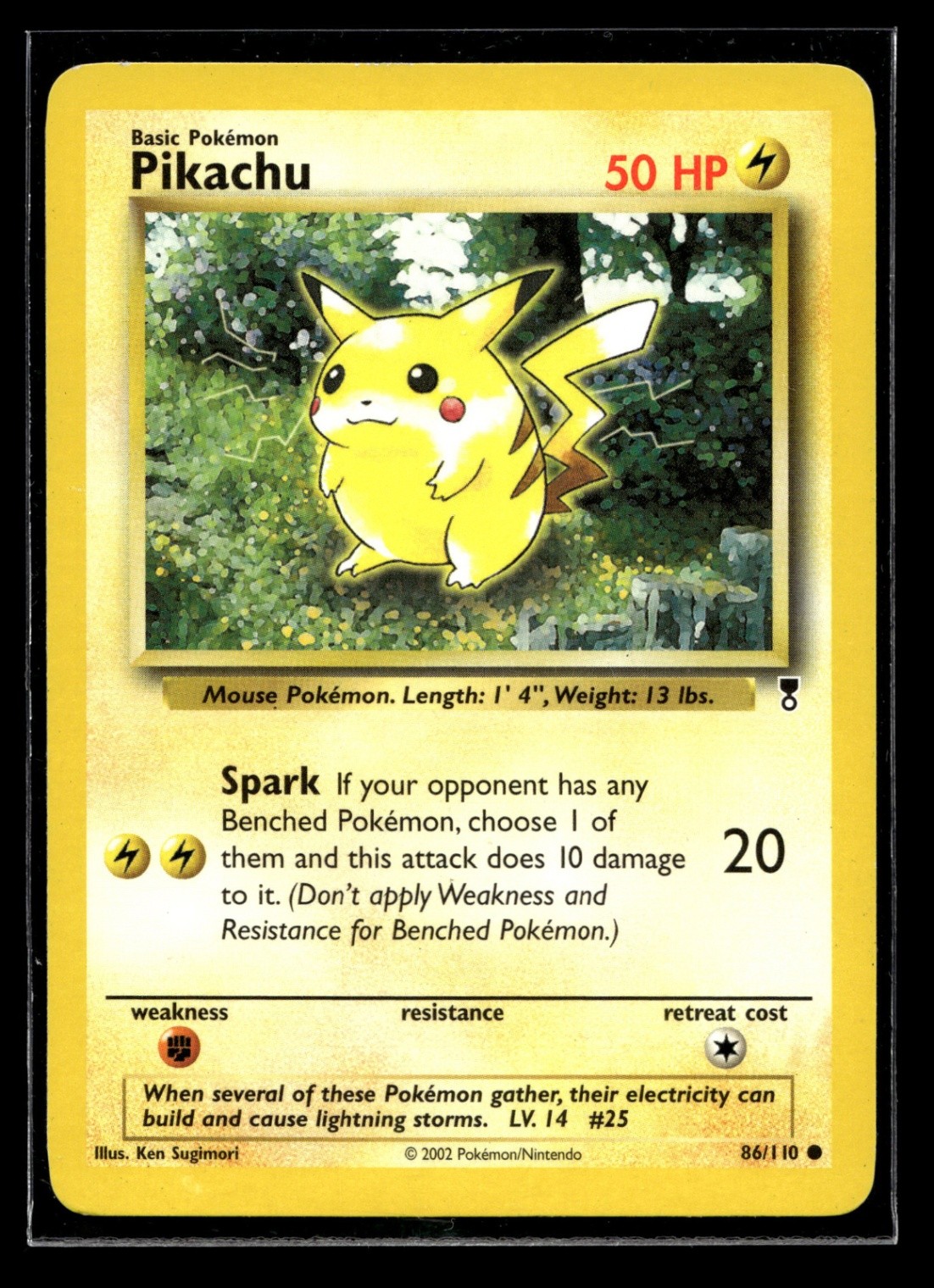 Pikachu Common Legendary Collection 086/110 NM