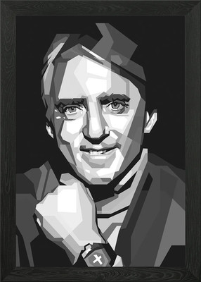 Roberto Mancini Framed Wall Art Poster Canvas Print Picture