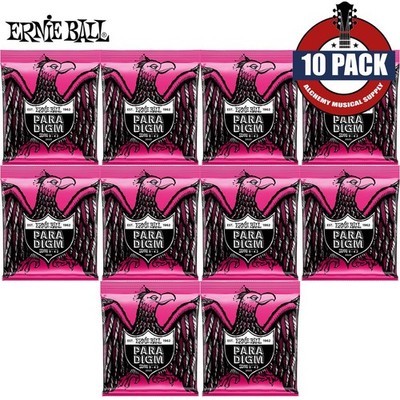 10-PACK Ernie Ball 2023 Paradigm Super Slinky Electric Guitar Strings 09-42