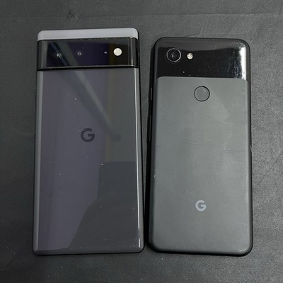 Google Pixel 3a/Google Pixel 6 Cell Phones - Lot of 2 | Parts/Repair