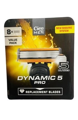 Cien Men Dynamic 5 Pro Rasierer Nachfüllklingen - (8x & beide Klingen)    