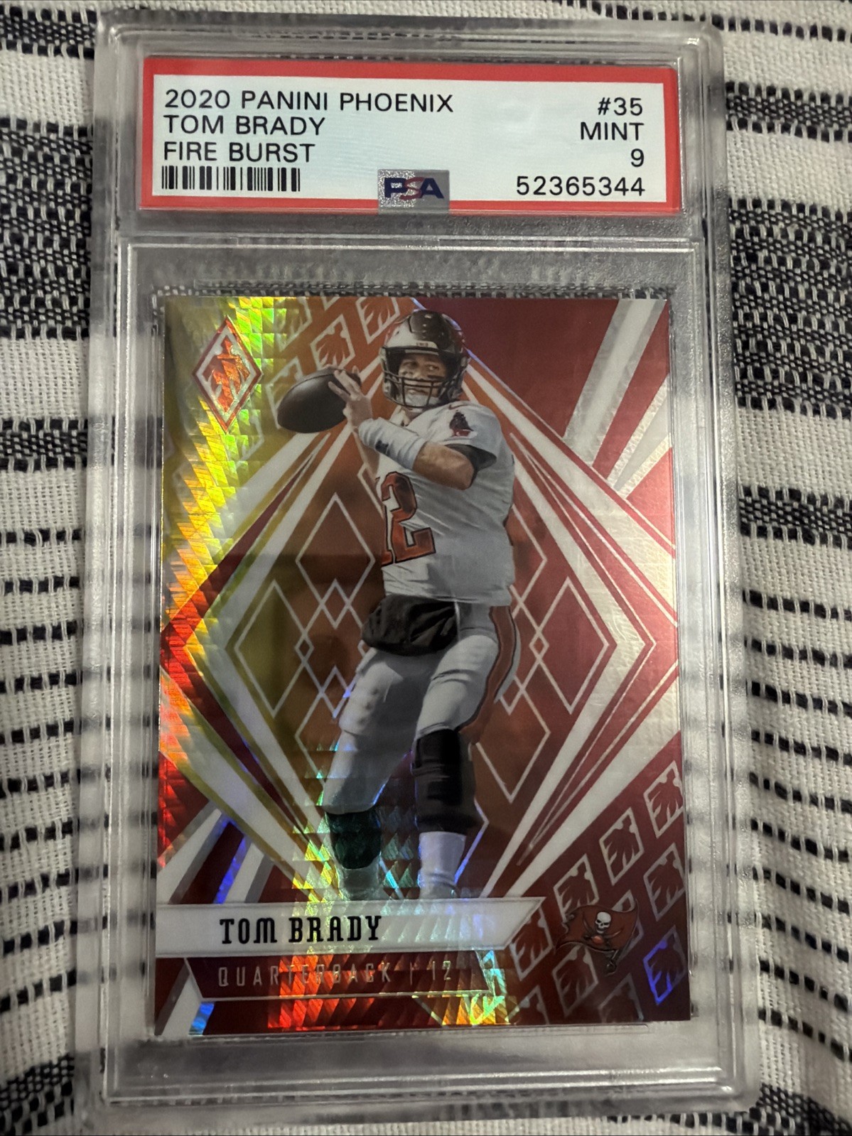 2020 Panini Phoenix - Tom Brady #35 Fire Burst