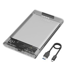 MAIWO External Hard Drive Enclosure for 7mm 9.5mm 2.5 inch SATA Black