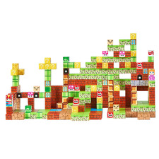 Magnetic Blocks 100 Pcs Building Tiles STEM Montessori Sensory Toys Kids Gift