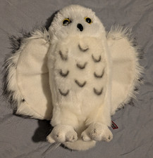 Douglas Wizard Snowy Owl Plush Stuffed Animal Toy 8" White Hedwig Child Cuddle