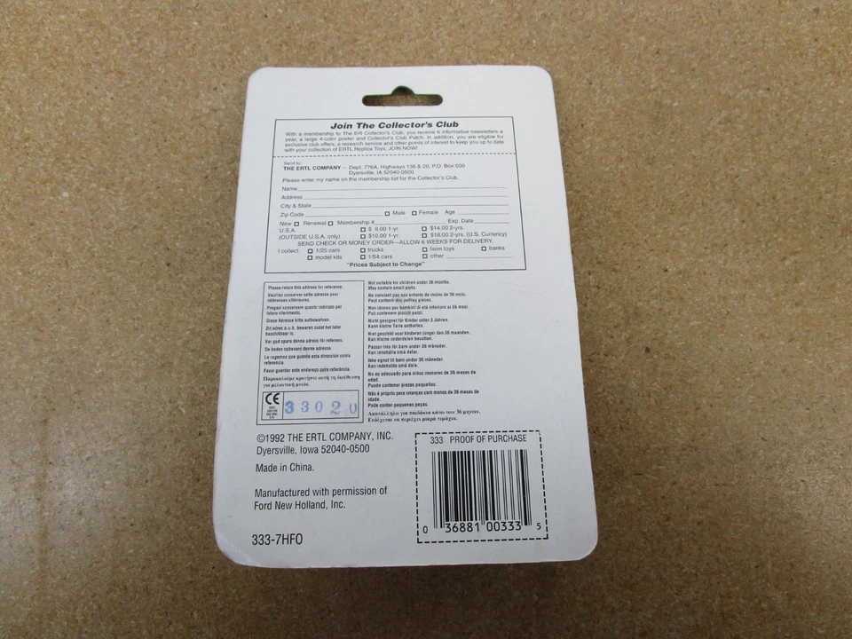 Ford New Holland 7740 MFWD tractor ERTL 1/64 diecast farm toy B14 Z - Image 3 of 4