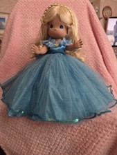 Precious Moments Live Action Cinderella Doll With Box And Stand