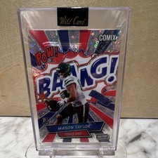 Wild Card 2025 COMIX BAANG! Mason Taylor Rookie Serial Numbered 16/18 Football
