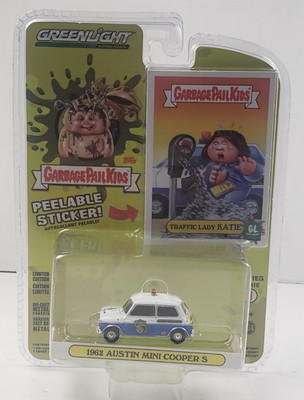 GreenLight Garbage Pail Kids 1962 Austin Mini Cooper S Traffic Lady Katie Ser3