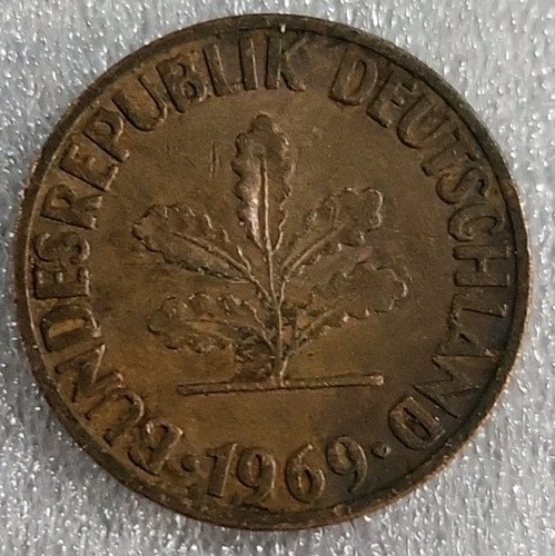 1969-D Federal Republic of Germany (West Germany) 2 Pfennig *C388