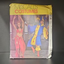 McCall's Costumes 2814 Uncut Unisex Adult/Teen Costume Sewing Pattern Y S-M-L 
