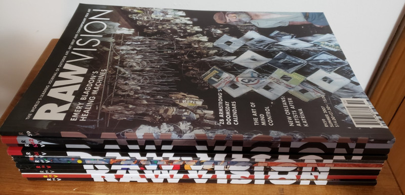 Raw Vision Art Magazine Lot Art Brut Visionary 59 62 63 65 67 69 70 71 72 74