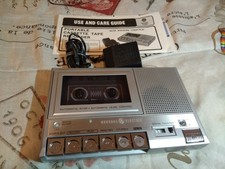 1980's rare GE 3-5361A Silver Signature series cassette player/recorder