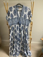 EAST Artisan With Anokhi Ladies Dress. Size 18. Cotton.