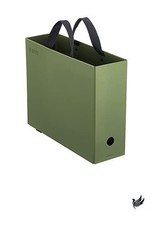 KOKUYO NEOS Carry Box A4P-NELFM-DG Olive Green for Neat Storage